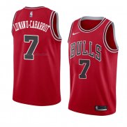 Maglia Chicago Bulls Timothe Luwawu-Cabarrot NO 7 Icon 2018 Rosso