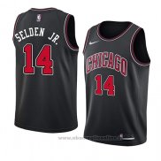 Maglia Chicago Bulls Wayne Selden Jr. NO 14 Statement 2018 Nero