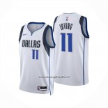 Maglia Dallas Mavericks Kyrie Irving No 11 Association 2024-25 Bianco