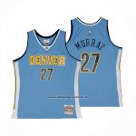 Maglia Denver Nuggets Jamal Murray No 27 Mitchell & Ness 2016-17 Blu