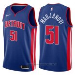 Maglia Detroit Pistons Boban Marjanovic NO 51 Icon 2017-18 Blu