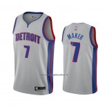 Maglia Detroit Pistons Thon Maker #7 Statement 2020-21 Grigio