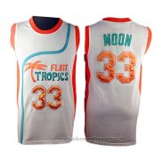 Maglia Film Flint Tropscs Jackie Moon NO 33 Bianco