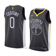 Maglia Golden State Warriors Demarcus Cousins NO 0 Statement 2018-19 Nero