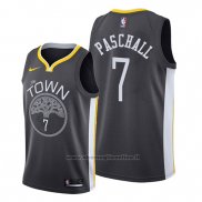 Maglia Golden State Warriors Eric Paschall NO 7 Statement 2019-20 Nero