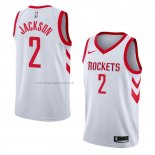 Maglia Houston Rockets Demetrius Jackson NO 2 Association 2018 Bianco