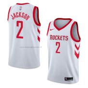 Maglia Houston Rockets Demetrius Jackson NO 2 Association 2018 Bianco