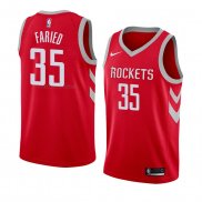 Maglia Houston Rockets Kenneth Faried NO 35 Icon 2018 Rosso