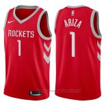 Maglia Houston Rockets Trevor Ariza NO 1 Swingman 2017-18 Rosso