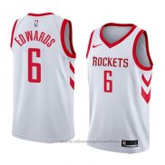 Maglia Houston Rockets Vincent Edwards NO 6 Association 2018 Bianco