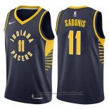 Maglia Indiana Pacers Domantas Sabonis NO 11 Icon 2017-18 Blu