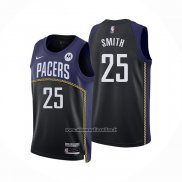 Maglia Indiana Pacers Jalen Smith #25 Citta 2022-23 Blu