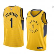 Maglia Indiana Pacers Lance Stephenson NO 1 Statement 2018 Giallo