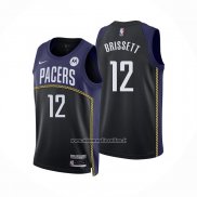 Maglia Indiana Pacers Oshae Brissett #12 Citta 2022-23 Blu