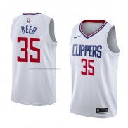 Maglia Los Angeles Clippers Willie Reed NO 35 Association 2018 Bianco