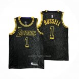 Maglia Los Angeles Lakers D'angelo Russell #1 Mamba 2021-22 Nero