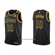 Maglia Los Angeles Lakers DeAndre Jordan #10 Mamba 2021-22 Nero