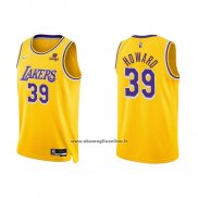Maglia Los Angeles Lakers Dwight Howard #39 75th Anniversary 2021-22 Giallo