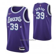 Maglia Los Angeles Lakers Dwight Howard #39 Citta Edition 2021-22 Viola