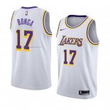 Maglia Los Angeles Lakers Isaac Bonga NO 17 Association 2018-19 Bianco