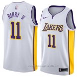 Maglia Los Angeles Lakers Joel Berry II NO 11 Association 2018 Bianco