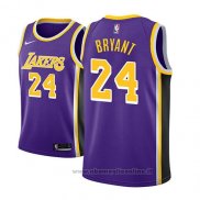 Maglia Los Angeles Lakers Kobe Bryant NO 24 Statement 2018 Viola