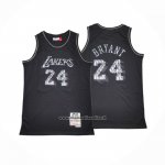 Maglia Los Angeles Lakers Kobe Bryant #24 Swingman Mitchell & Ness 1996-97 Nero