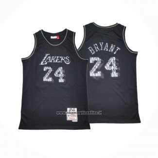 Maglia Los Angeles Lakers Kobe Bryant #24 Swingman Mitchell & Ness 1996-97 Nero