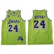Maglia Los Angeles Lakers Kobe Bryant NO 24 Verde
