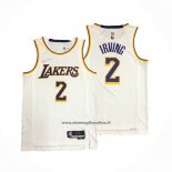 Maglia Los Angeles Lakers Kyrie Irving #2 Association Bianco