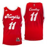 Maglia Memphis Grizzlies Mike Conley NO 11 Throwback Rosso