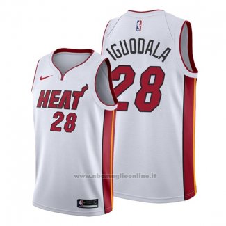 Maglia Miami Heat Andre Iguodala NO 28 Association 2019-20 Bianco