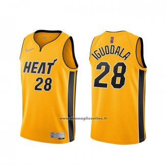 Maglia Miami Heat Andre Iguodala #28 Earned 2020-21 Or