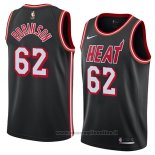 Maglia Miami Heat Duncan Robinson NO 62 Classic 2018 Nero