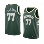 Maglia Milwaukee Bucks Ersan Llyasova NO 77 Icon 2018 Verde