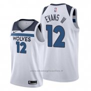 Maglia Minnesota Timberwolves Jacob Evans III NO 12 Association 2019-20 Bianco