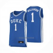 Maglia NCAA Duke Blue Devils Zion Williamson Blu