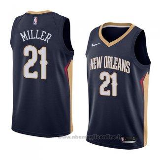 Maglia New Orleans Pelicans Darius Miller NO 21 Icon 2018 Blu