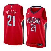 Maglia New Orleans Pelicans Darius Miller NO 21 Statement 2018 Rosso