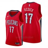 Maglia New Orleans Pelicans J.j. Redick NO 17 Statement Rosso