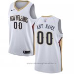 Maglia New Orleans Pelicans Personalizzate 17-18 Bianco