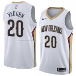 Maglia New Orleans Pelicans Rashad Vaughn NO 20 Association 2018 Bianco