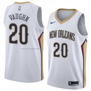 Maglia New Orleans Pelicans Rashad Vaughn NO 20 Association 2018 Bianco