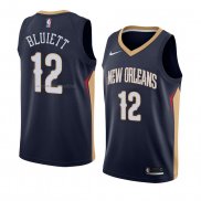 Maglia New Orleans Pelicans Trevon Bluiett NO 12 Icon 2018 Blu