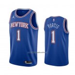 Maglia New York Knicks Bobby Portis #1 Statement 2020-21 Blu