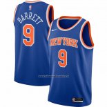 Maglia New York Knicks RJ Barrett #9 Icon Blu