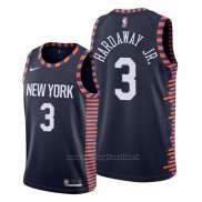 Maglia New York Knicks Tim Hardaway Jr. NO 3 Citta Edition Blu