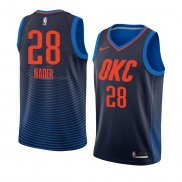 Maglia Oklahoma City Thunder Abdel Nader NO 28 Statement 2017-18 Blu