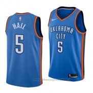 Maglia Oklahoma City Thunder Devon Hall NO 5 Icon 2018 Blu