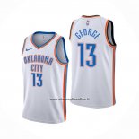 Maglia Oklahoma City Thunder Paul George #13 Association Bianco